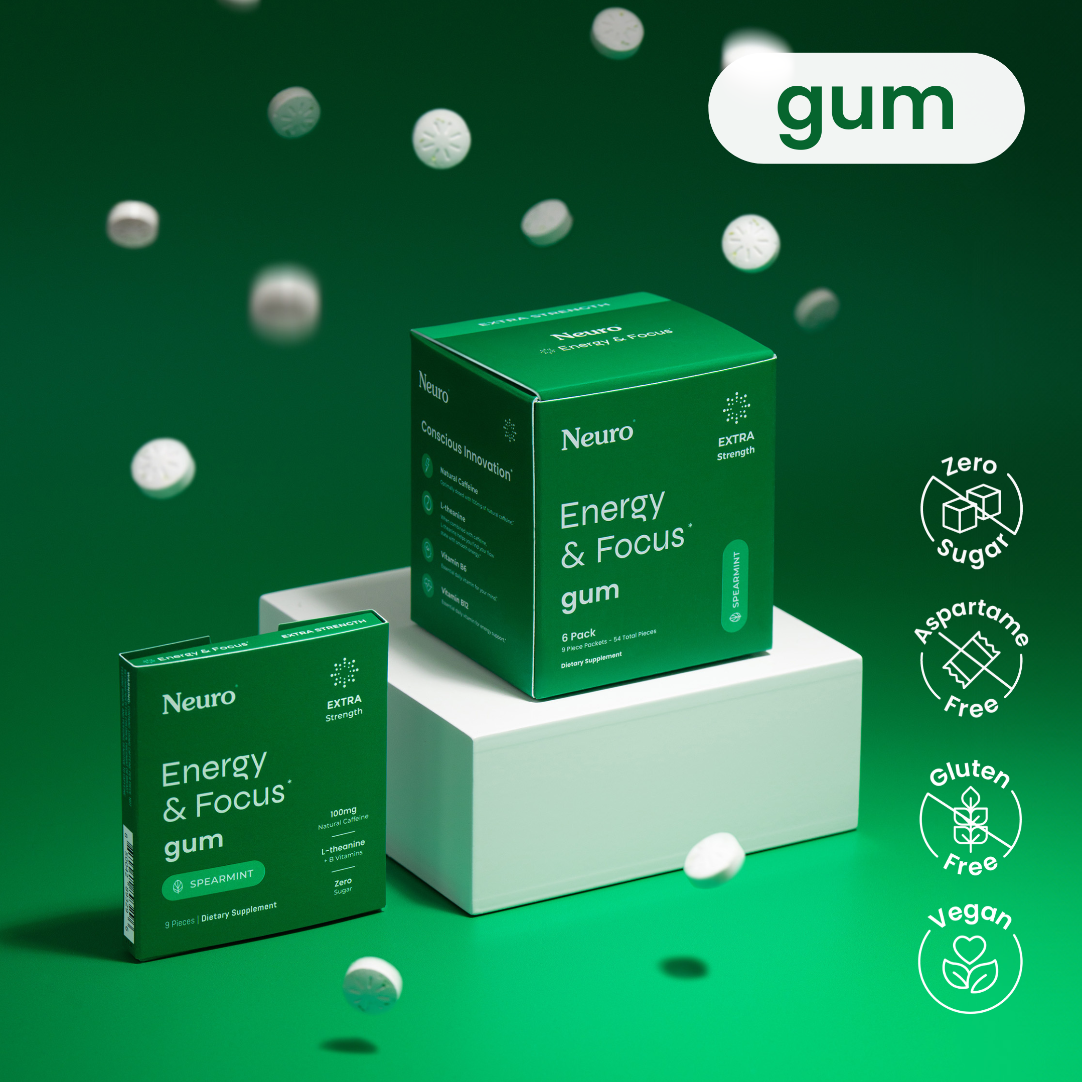 Extra Strength Energy & Focus™ Gum