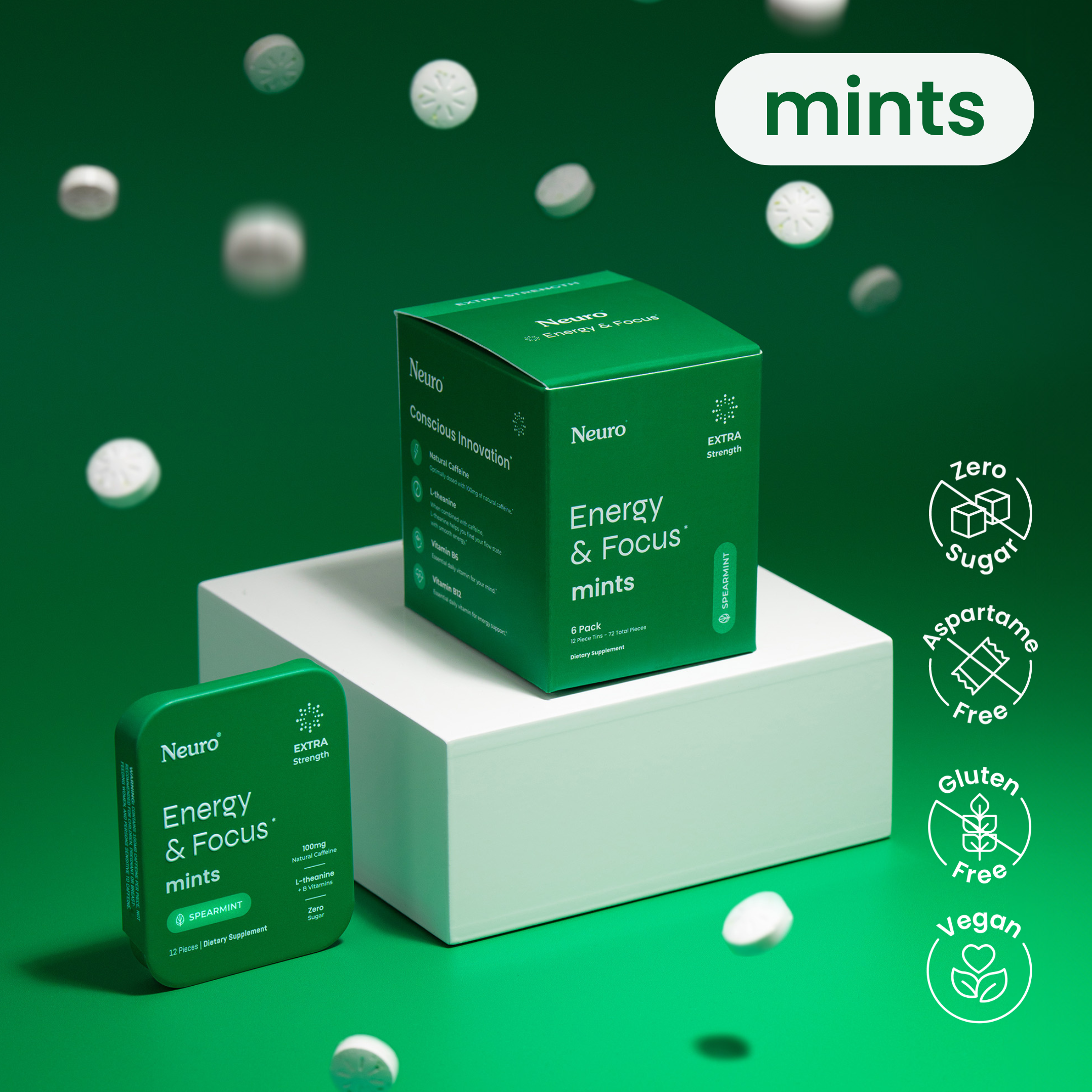 Extra Strength Energy & Focus™ Mints
